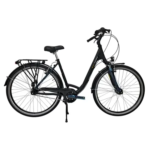 Bicicleta de oras  Kieler, roti 28 Inch, Cadru Aluminiu, Transmisie 7 Viteze, Gri