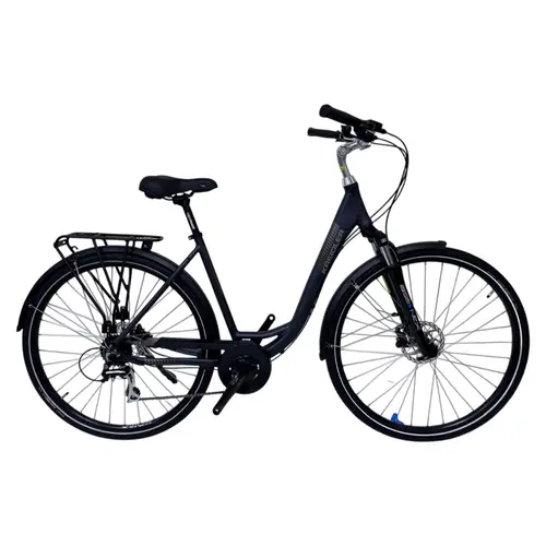 Bicicleta Trekking Kreidler, roti 28 Inch, cadru M, 8 viteze, Negru
