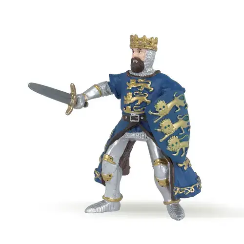Figurina Papo - Personaje medievale, Regele Richard Albastru