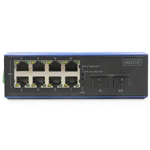 Switch Digitus by Assmann DN-651151, 8 porturi, PoE