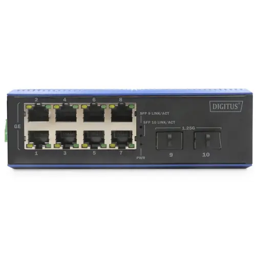 Switch Digitus by Assmann DN-651151, 8 porturi, PoE