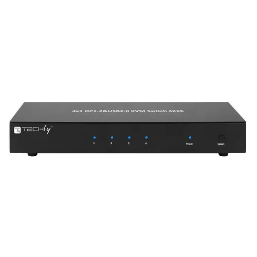 Switch DisplayPort, 4 porturi, 4 intrari - 1 iesire , TECHLY, Full HD @ 30Hz, IDATA DP-KVM4
