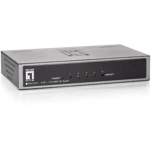 Switch LevelOne FEU-0511, 4 porturi