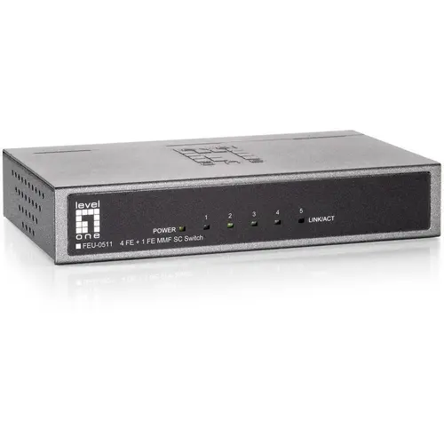 Switch LevelOne FEU-0511, 4 porturi