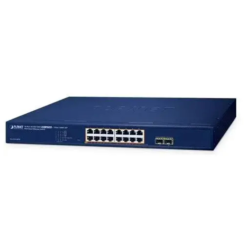 Switch Planet GS-2210-16P2S, 16 porturi, PoE
