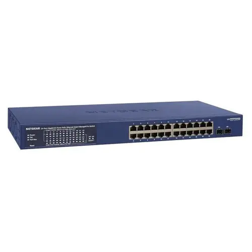 Switch Netgear GS724TPPv3, 24 porturi, PoE+