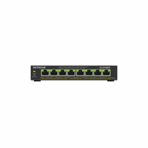Switch Netgear GS308EP, 8 porturi, PoE+