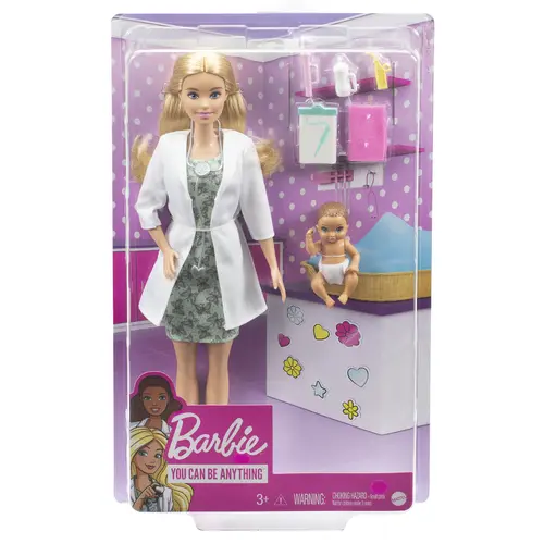 Papusa Barbie You can be  Doctor Pediatru