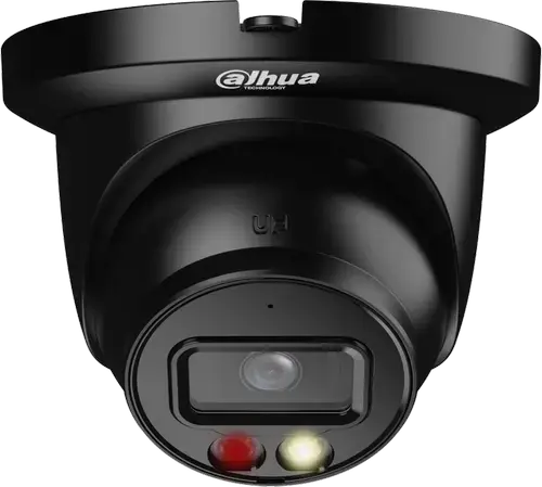 Camera de supraveghere video exterior Dahua IPC-HDW2849TM-S-IL-0280B-BLACK Dome IP, WizSense, Smart Dual Light, 8MP, IR 30m,2.8 mm, PoE