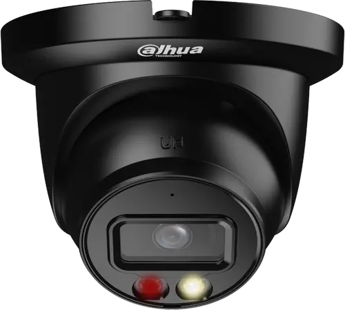 Camera de supraveghere video exterior Dahua IPC-HDW2849TM-S-IL-0280B-BLACK Dome IP, WizSense, Smart Dual Light, 8MP, IR 30m,2.8 mm, PoE