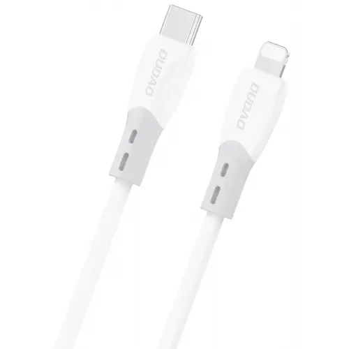 Cablu Date si Incarcare USB-C - Lightning Dudao L25SX, 30W, 1m, Alb