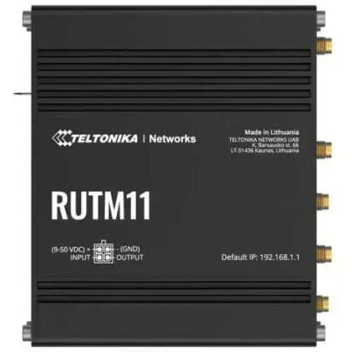 Router wireless Teltonika RUTM11 4G LTE, 4 porturi Gigabit RJ45, Wi-Fi dual band