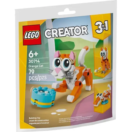 LEGO Creator Pisica portocalie, 79 piese