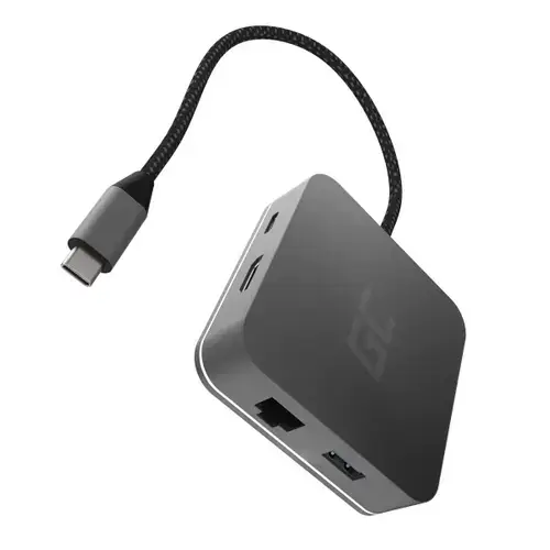 Hub USB-C 6in1, 3 x USB 3.0, HDMI, Ethernet, USB-C