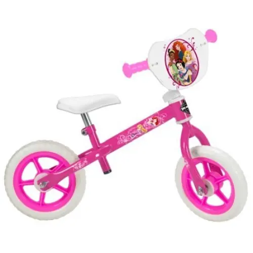 Bicicleta de echilibru Disney Princess, roti 10inch, Roz