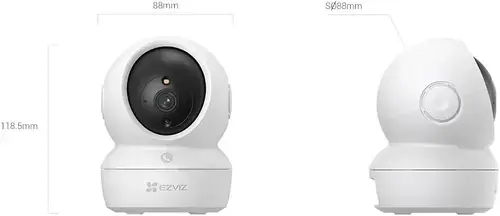 Camera de supravegher EZVIZ H6c Pro 2K, H.265, IR 10m, CMOS, Wifi