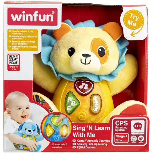 Jucarie interactiva Winfun - Canta si invata cu leul