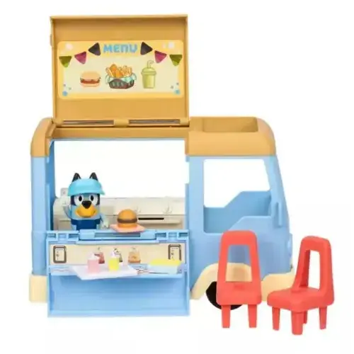 Set de joaca Bluey si furgoneta cu mancare, 3 ani+