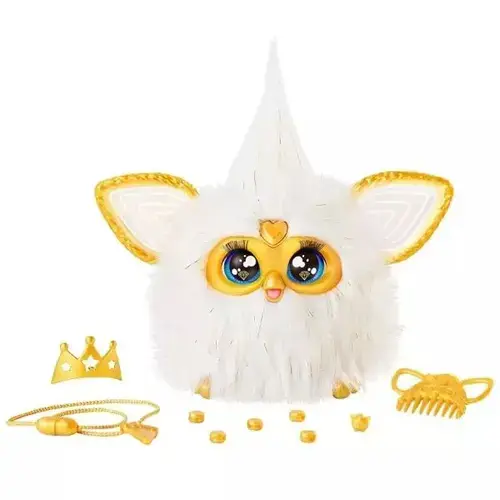 Figurina interactiva de plus Hasbro Furby Gold Glam