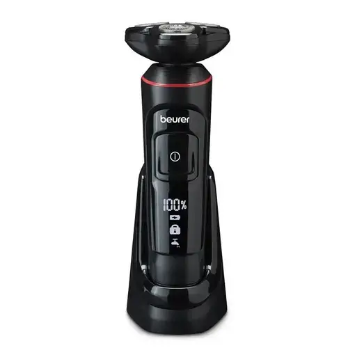 Aparat de ras Beurer MN8X, Fixare magnetica, Afisaj LED, Rotativ, Negru