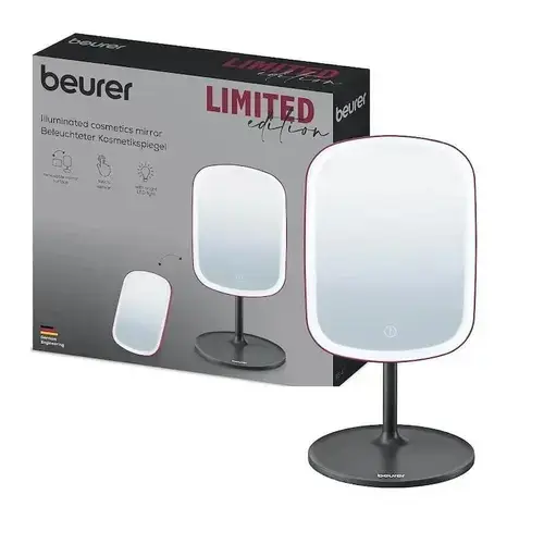 Oglinda cosmetica Beurer BS 47 LE, iluminare LED, marire dubla, design elegant