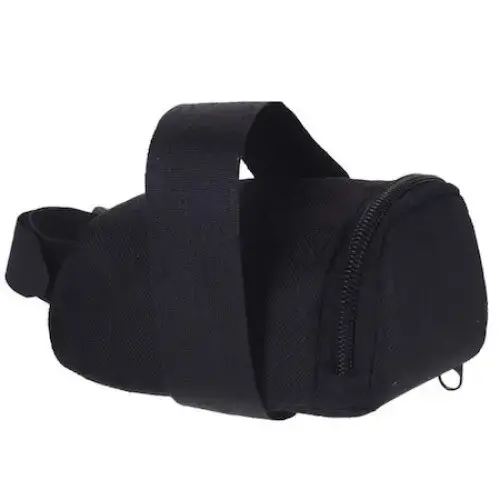 Geanta pentru bicicleta XQMAX, Poliester, 12.5 x 7.5 x 7.5 cm, 0.4 l, Negru