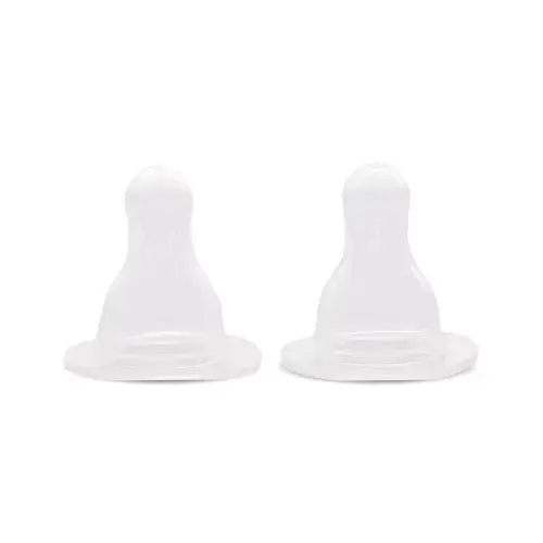 Set 2 Tetine silicon Lorelli, debit lent, non-toxic si non-alergic, fara BPA, 0 luni+, marimea S