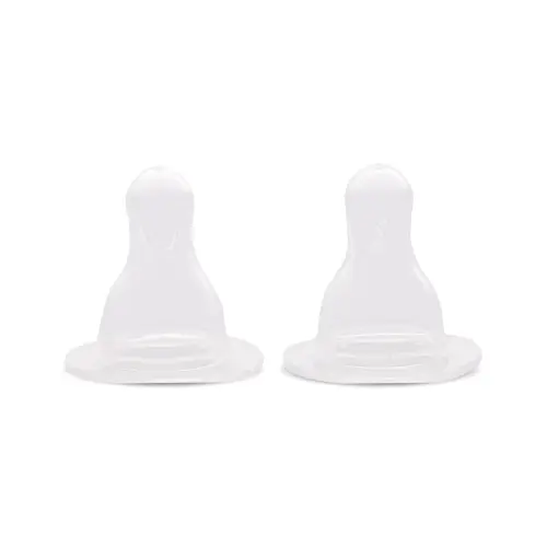 Set 2 Tetine silicon Lorelli, debit lent, non-toxic si non-alergic, fara BPA, 0 luni+, marimea S