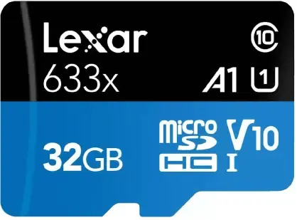 Card de memorie Lexar High-Performance 633x, 32GB, microSDHC, UHS-I U1, V10