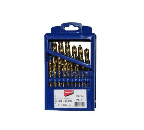 Set burghie Makita  HSS-G TIN P-61391, 1-13mm