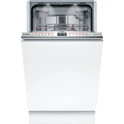 Masina de spalat vase incorporabila Bosch SPV6EMX09E, 10 seturi, 6 programe, Touch control, Home Connect, Time light, Emotion light, EfficientDry, EcoSielence Drive, DosageAssist, Hygiene Plus, Clasa B, 45 cm