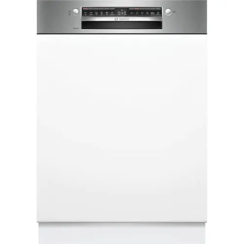 Masina de spalat vase semi incorporabila Bosch SMI4HTS14E, 13 seturi, 6 programe, Home Connect, EcoSilence Drive, ExtraDry, Hygiene Plus, DosageAssist, Clasa C, 60 cm