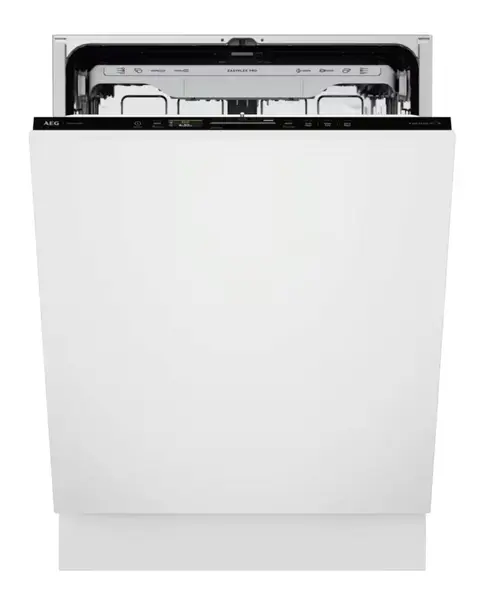 Masina de spalat vase incorporabila AEG GlassCare 9000 NG97IX50PK, 14 seturi, 8 programe, Clasa A, Ecran LCD, Tehnologie AirDry, 60 cm