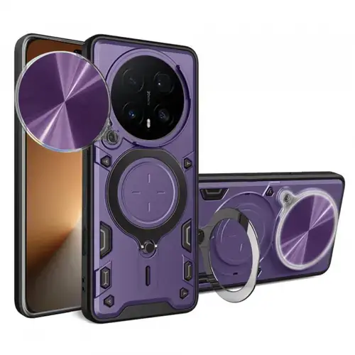 Husa pentru Honor Magic8 Pro, Techsuit, CamGuard Pro, Mov