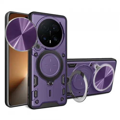 Husa pentru Honor Magic8 Pro, Techsuit, CamGuard Pro, Mov
