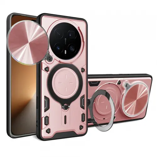 Husa pentru Honor Magic8 Pro, Techsuit, CamGuard Pro, Roz Aurie