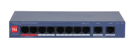 Switch Dahua CS4010-8ET2GT-110, 8 Porturi, PoE
