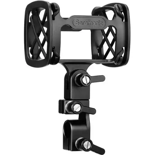 Suport universal microfon Saramonic SR-SMC11, pentru microfon tip pusca, Negru