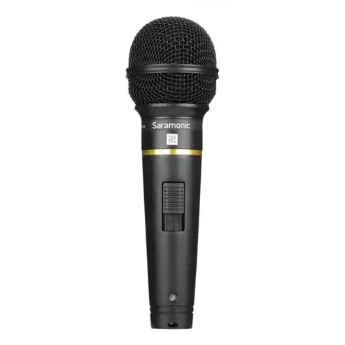 Microfon Saramonic SR-MV58 dinamic cardioid, utilizare profesionala, conectivitate XLR, Negru