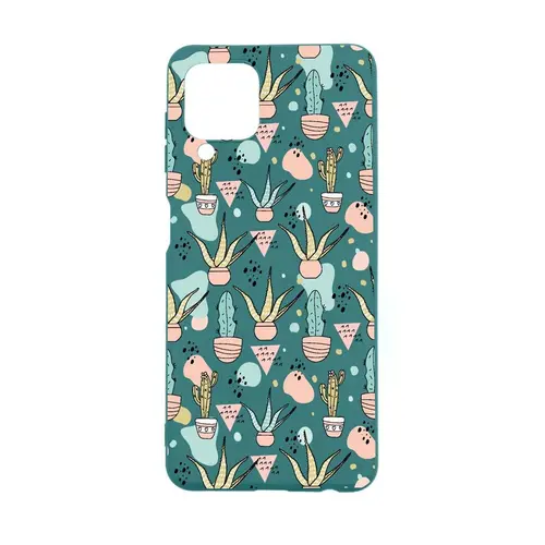 Husa Silicon Compatibila Cu Samsung Galaxy A22 4G, Cactus, rezistenta la uzura, FG 774