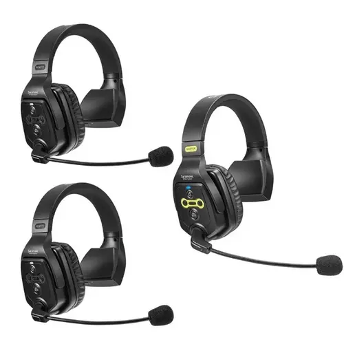 Sistem Intercom Wireless pentru 3 Persoane Saramonic WiTalk WT3S Full-Duplex 1.9GHz Casti Single-ear, Negru