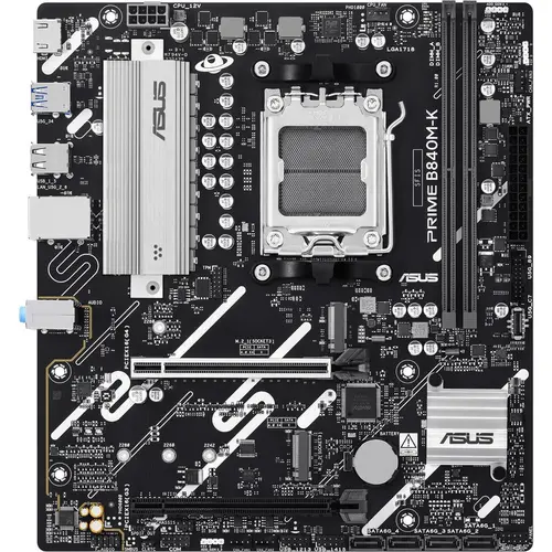 Placa de baza ASUS PRIME B840M-K, AMD B840, Socket AM5, mATX