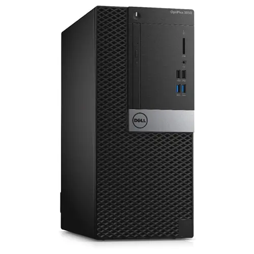 Calculator Sistem PC Refurbished DELL OptiPlex 5050 Tower, Intel Core i5-6600 3.30 - 3.90GHz, 8GB DDR4, 256GB SSD + Windows 10 Home