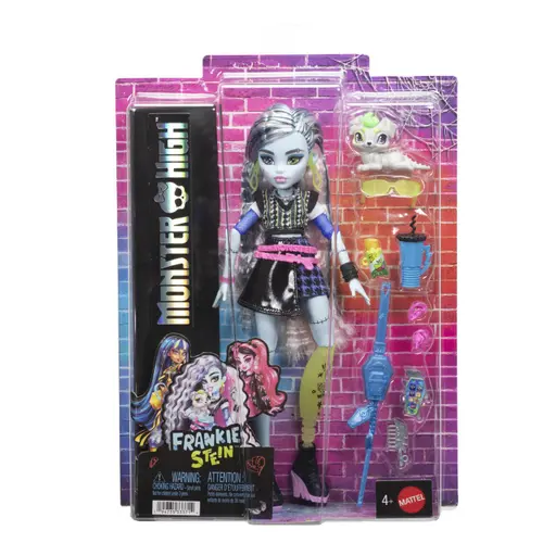 Papusa Monster High - Frankie Stein, cu accesorii