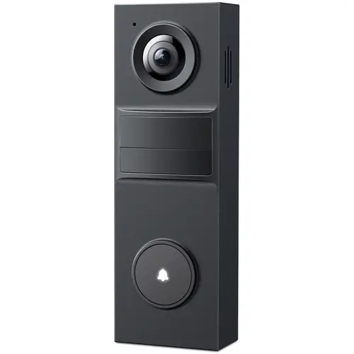 Camera de supraveghere wireless cu sonerie TP-Link Tapo D205, 2K 3MP, unghi de vizualizare larg 160°, detectare inteligenta de persoane, baterie reincarcabila 5200mAh, suporta panou solar Tapo, Two-Way Audio, IP54