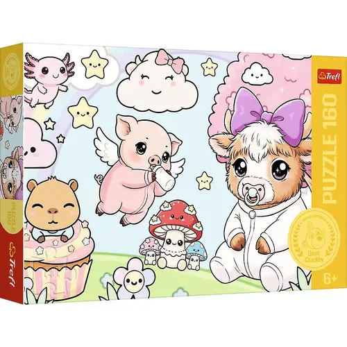Puzzle Trefl Animale mici, 160 piese