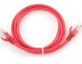 CABLU UTP Patch cord cat.5E, 1m rosu