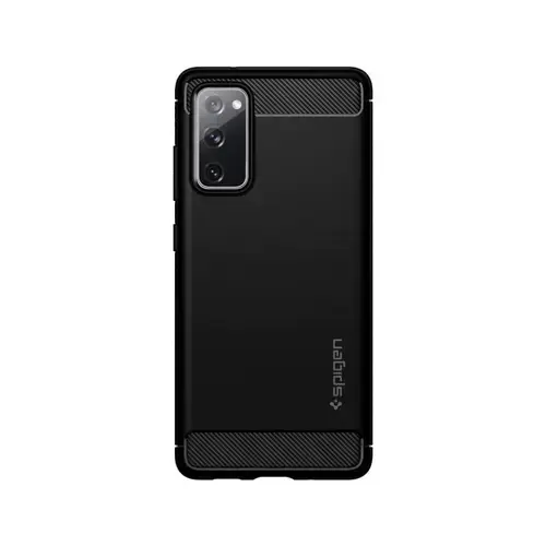 Husa Premium Originala Spigen Rugged Armor Samsung Galaxy S20 Fe, Negru Silicon
