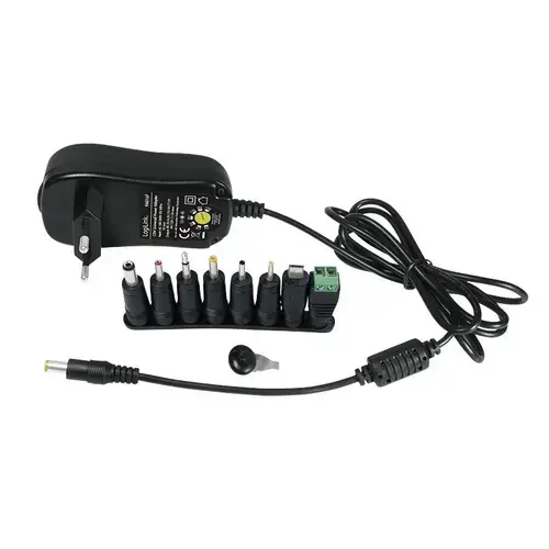 Alimentator universal Logilink PA0167, 12W, Negru