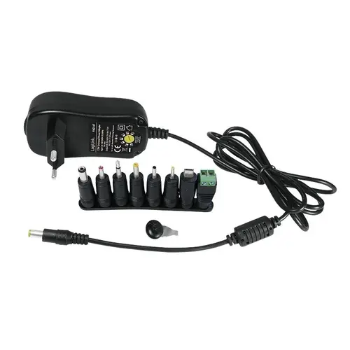 Alimentator universal Logilink PA0167, 12W, Negru